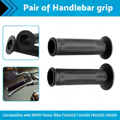 Pair Handlebar Grip Suitable for BMW F650GS F700GS F800GS F800R Without Heating.