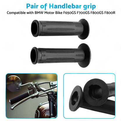 Pair Handlebar Grip Suitable for BMW F650GS F700GS F800GS F800R Without Heating.