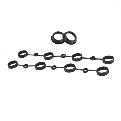 Left Right Valve Cover Gasket Spark Plug Seals Cam Gasket Suitable for Cayenne.