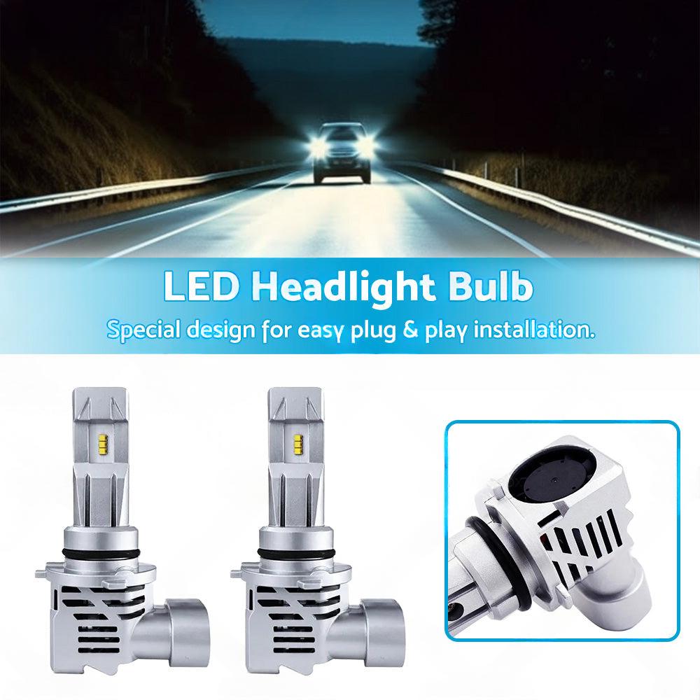 9006 HB4 9012 HIR2 LED Headlight Kit Bulbs 6000K White Fog Light Globe Lamp.