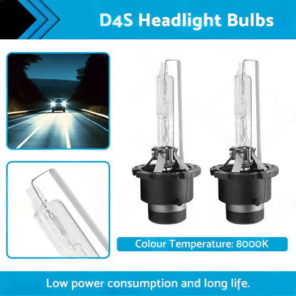 8000K D4S D4R HID Headlight Bulbs Suitable For Lexus Honda Mazda Toyota 35W.