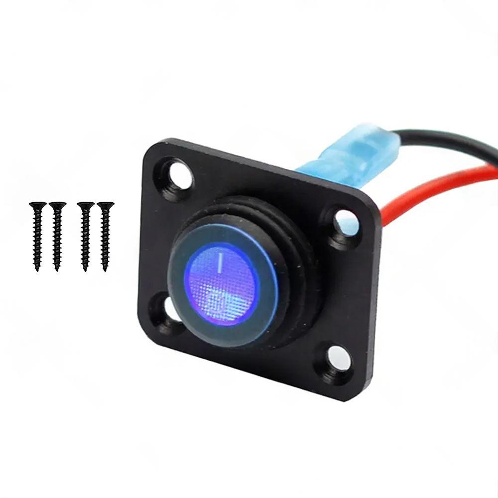 For Boat Caravan Truck Marine 12V 1 Gang Toggle Rocker Switch Panel ON OFF.