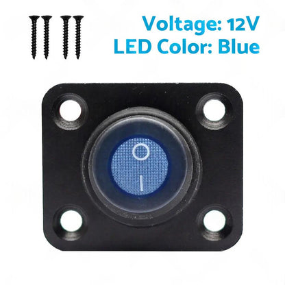 For Boat Caravan Truck Marine 12V 1 Gang Toggle Rocker Switch Panel ON OFF.
