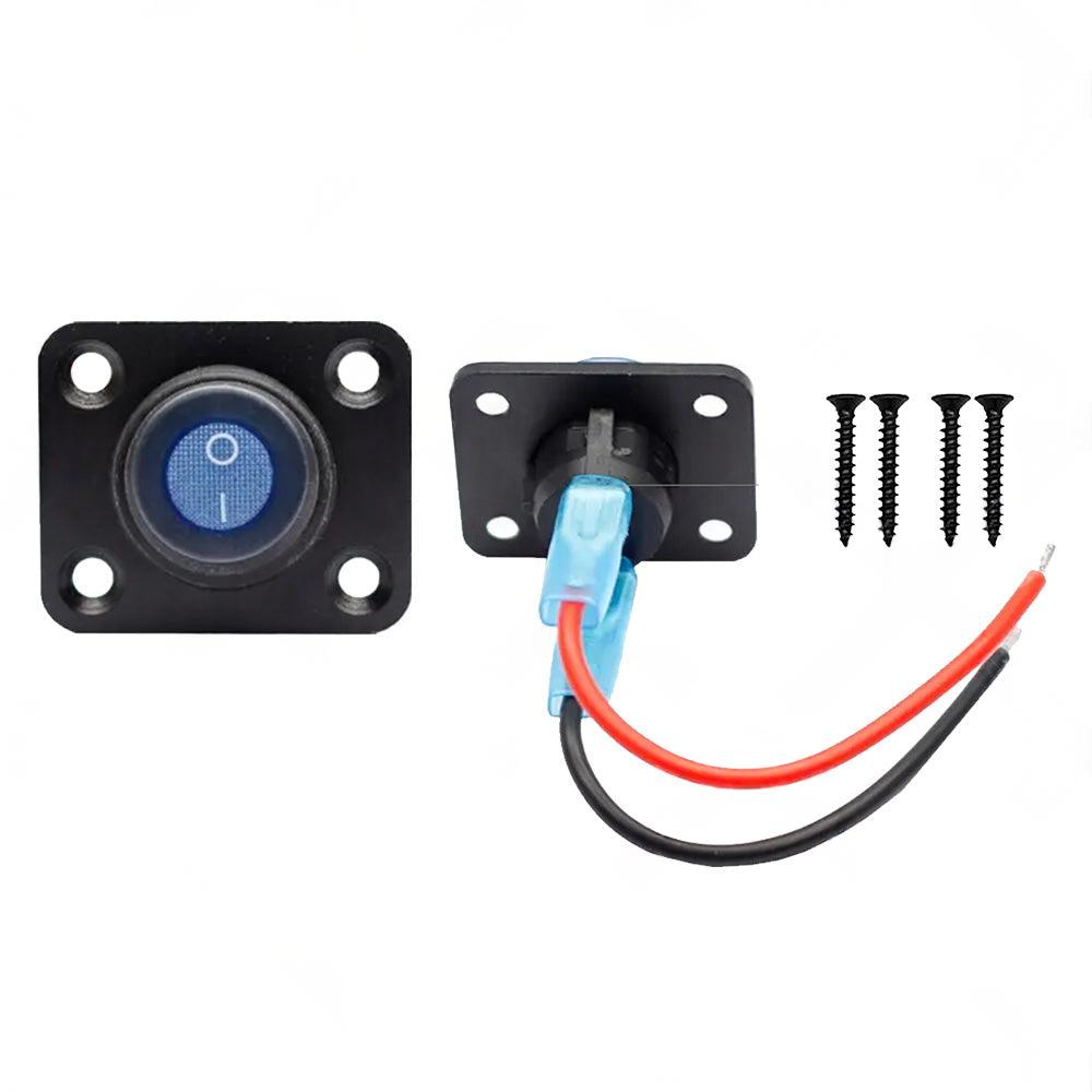 For Boat Caravan Truck Marine 12V 1 Gang Toggle Rocker Switch Panel ON OFF.