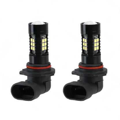 2PCS 9006 HB4 LED Fog Light 6000K White 3030 21 SMD Car Driving DRL Light Bulbs.