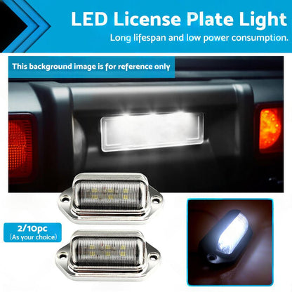 6 LED License Number Plate Light Lamps Suitable for Truck SUV Trailer Lorry.