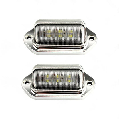 6 LED License Number Plate Light Lamps Suitable for Truck SUV Trailer Lorry.
