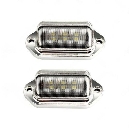 6 LED License Number Plate Light Lamps Suitable for Truck SUV Trailer Lorry.
