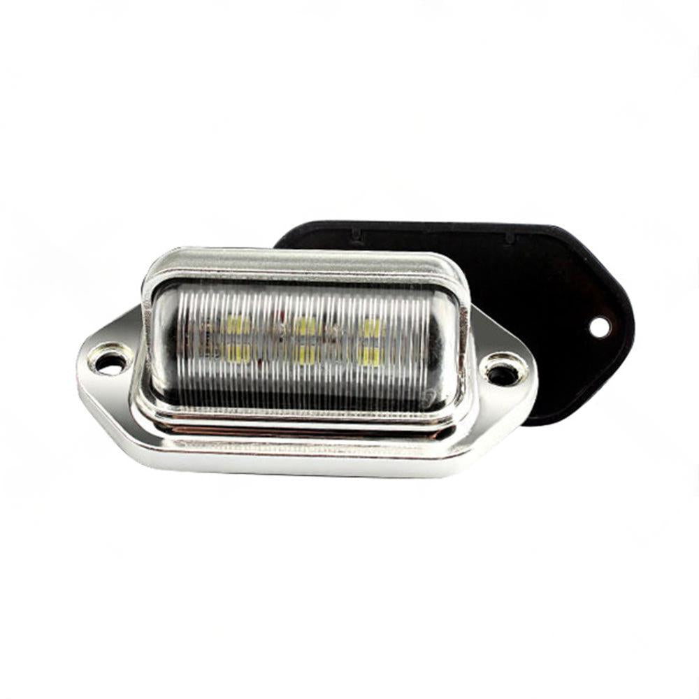 6 LED License Number Plate Light Lamps Suitable for Truck SUV Trailer Lorry.