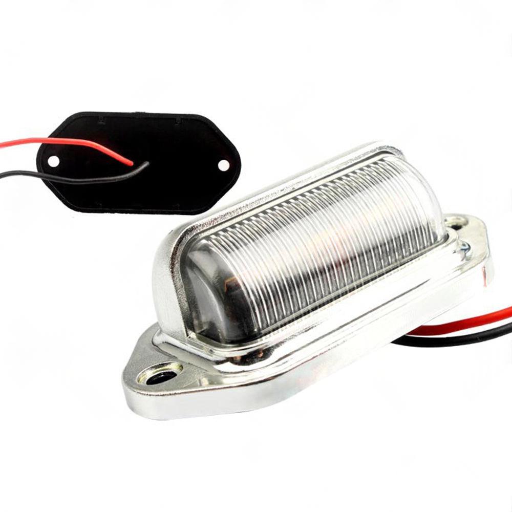 6 LED License Number Plate Light Lamps Suitable for Truck SUV Trailer Lorry.