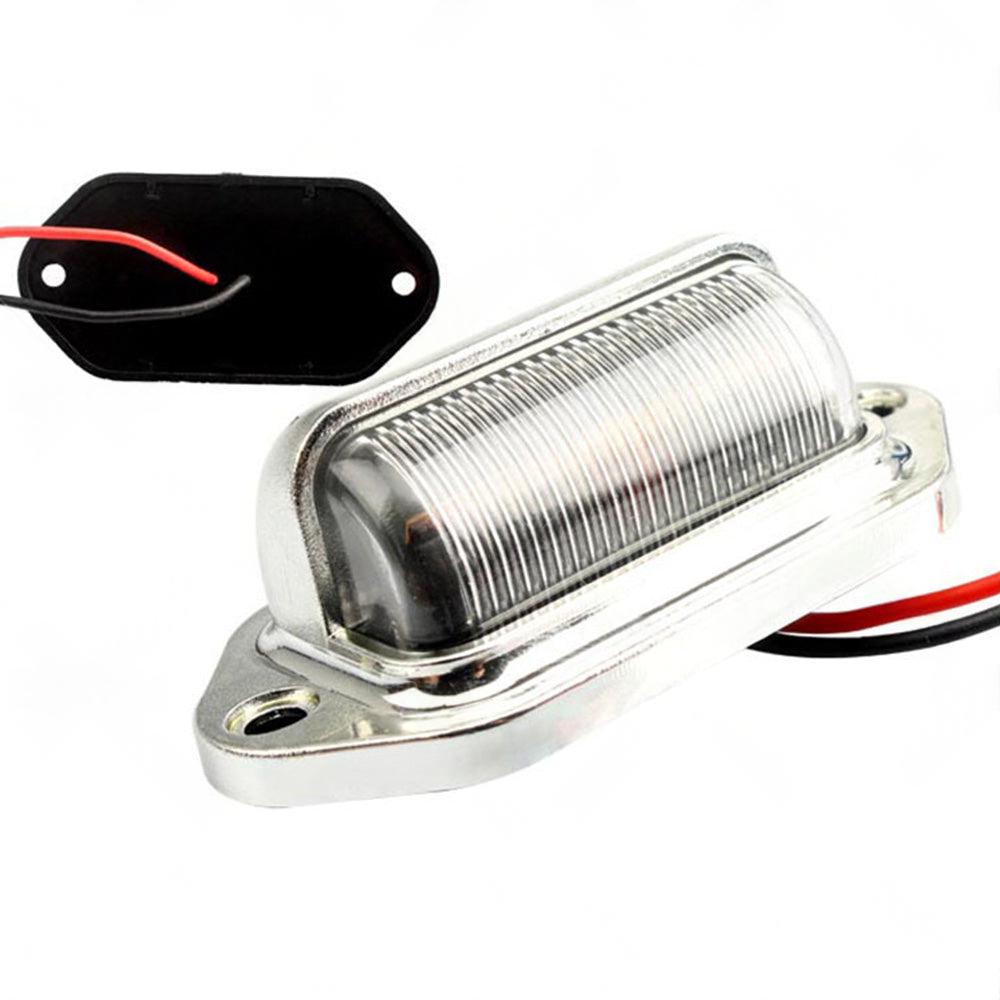 6 LED License Number Plate Light Lamps Suitable for Truck SUV Trailer Lorry.