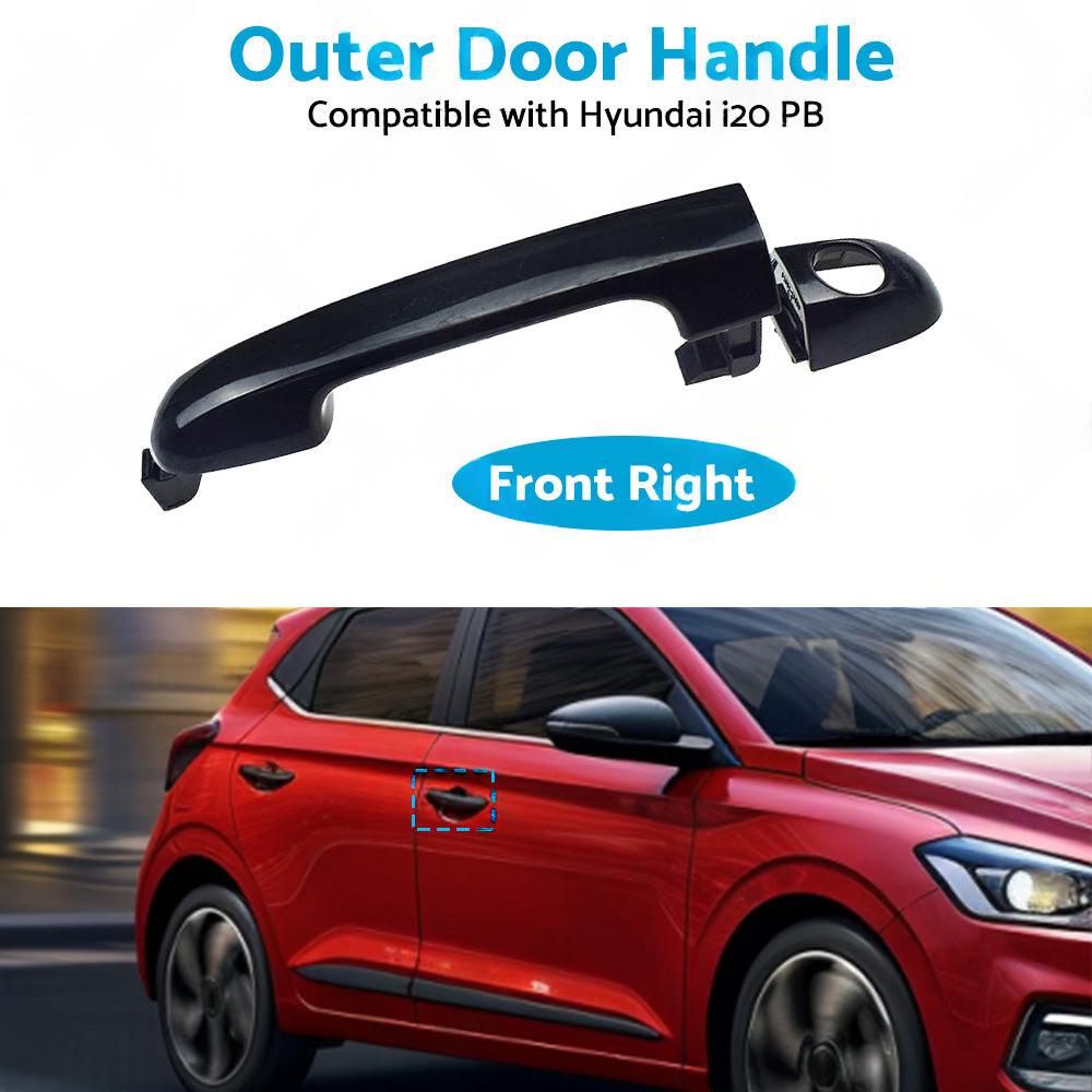 Front Right Exterior Outer Door Handle Suitable for Hyundai i20 PB 2009-2015.