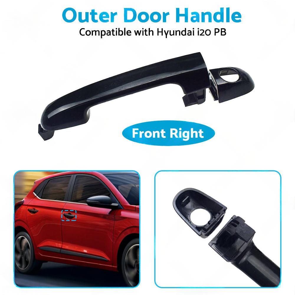 Front Right Exterior Outer Door Handle Suitable for Hyundai i20 PB 2009-2015.