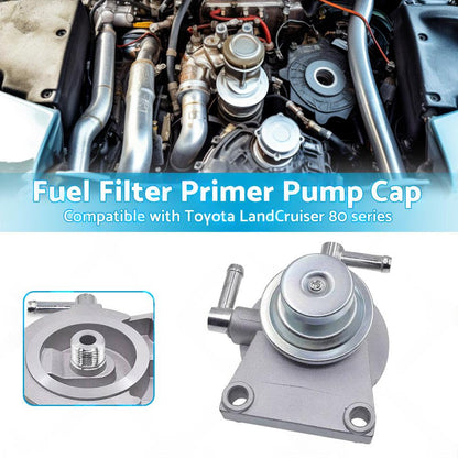 Fuel Filter Primer Pump Cap Suitable for Toyota LandCruiser 80 series HZJ80 1HZ.