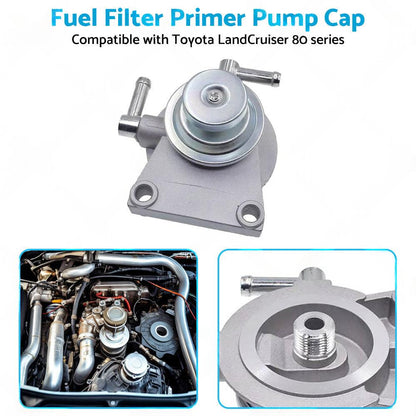 Fuel Filter Primer Pump Cap Suitable for Toyota LandCruiser 80 series HZJ80 1HZ.