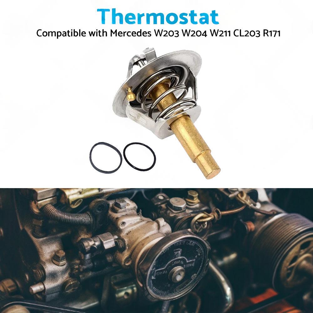 Thermostat with Seal Suitable for Mercedes W203 W204 W211 CL203 R171 2712030575.