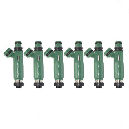 6PCS Fuel injector Suitable for Toyota Land cruiser FZJ78 79 80 105 4. 5L 1FZ-FE.