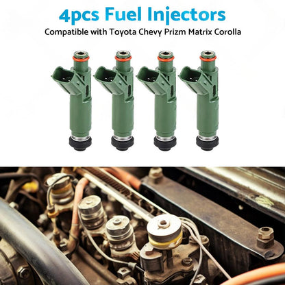 4PCS Fuel Injector Suitable For Toyota Chevy Prizm Matrix Corolla 23250-22040.