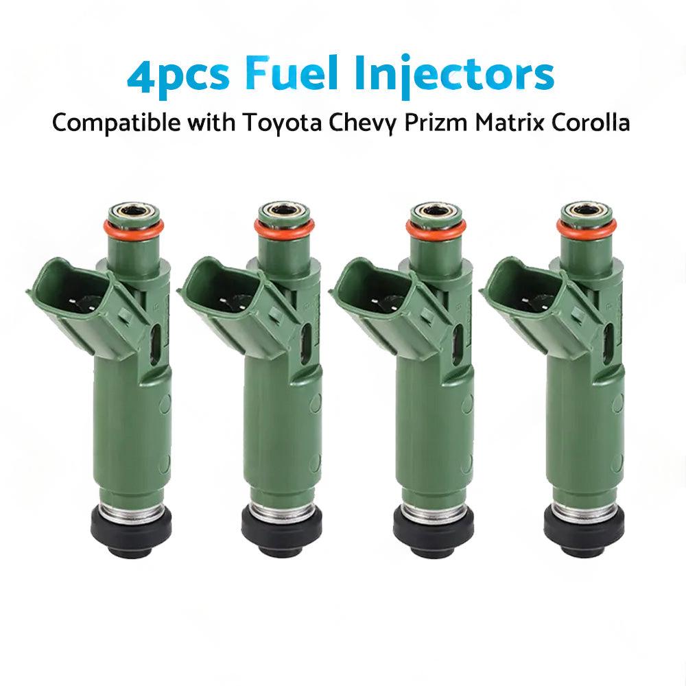 4PCS Fuel Injector Suitable For Toyota Chevy Prizm Matrix Corolla 23250-22040.