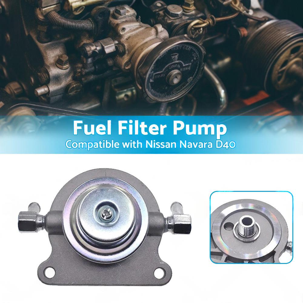 Diesel Fuel Filter Primer Pump 10mm Suitable For Nissan Navara D40 2. 5L 2006-on.
