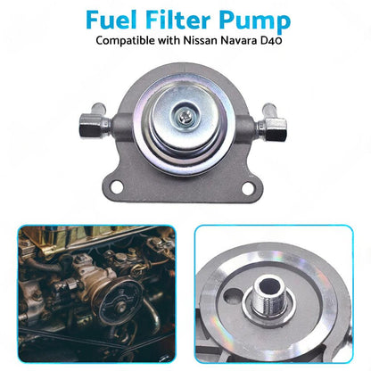 Diesel Fuel Filter Primer Pump 10mm Suitable For Nissan Navara D40 2. 5L 2006-on.