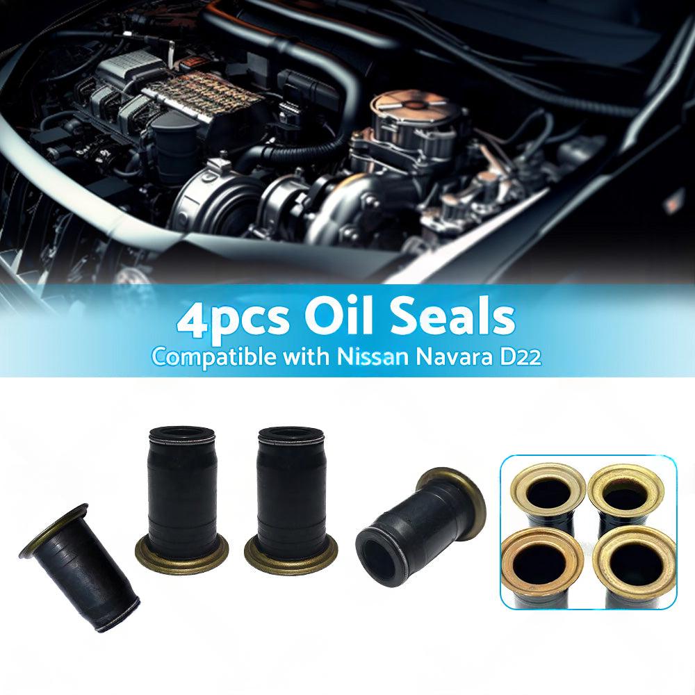 4PCS Diesel Injector Pipe Oil Seal Suitable for Nissan Navara Ute 3L ZD30 01-07.