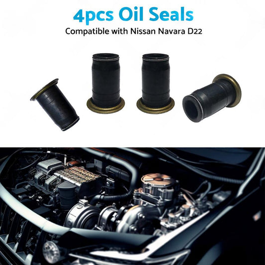 4PCS Diesel Injector Pipe Oil Seal Suitable for Nissan Navara Ute 3L ZD30 01-07.