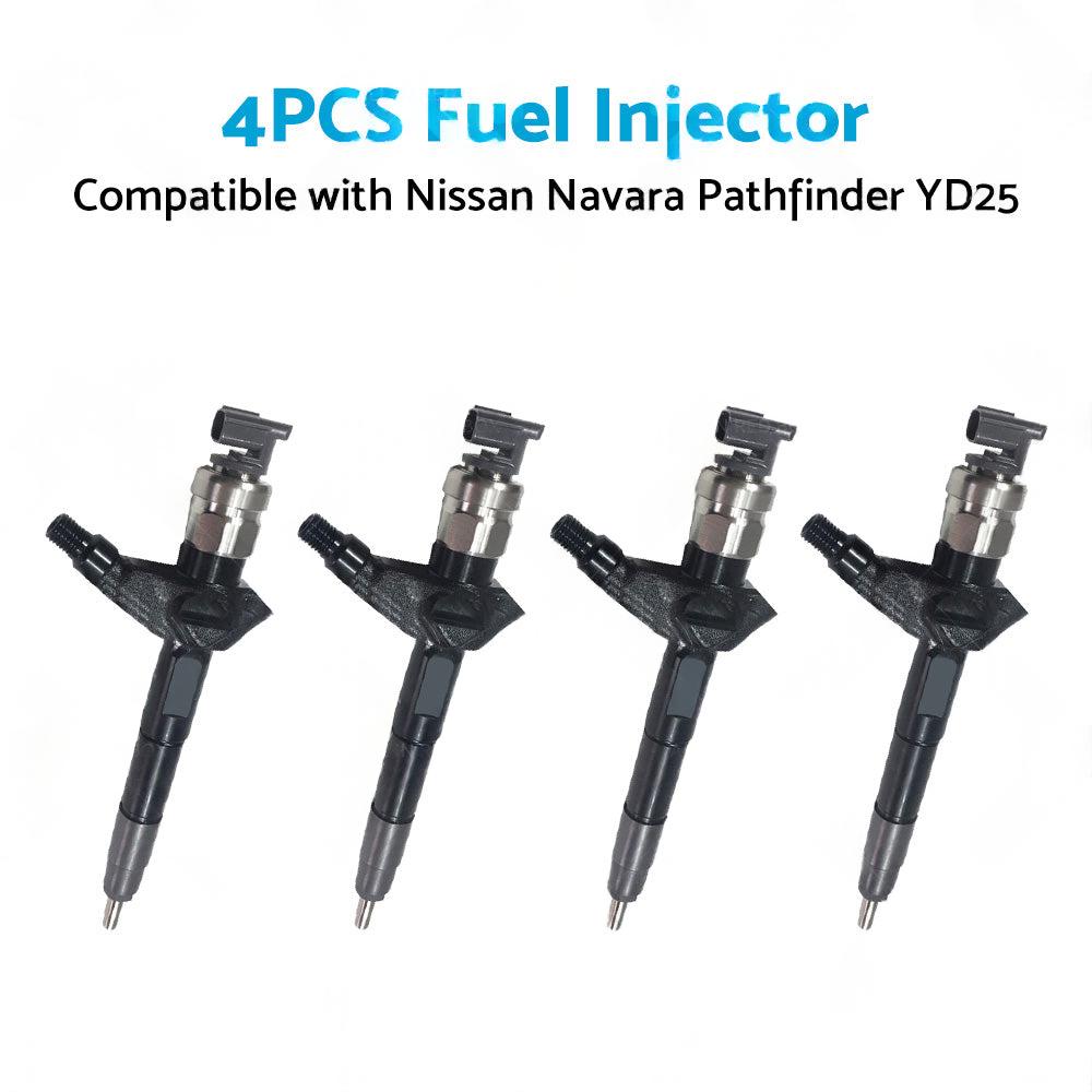 4PCS Diesel Fuel Injector Suitable for Nissan Navara Pathfinder YD25 095000-6250.