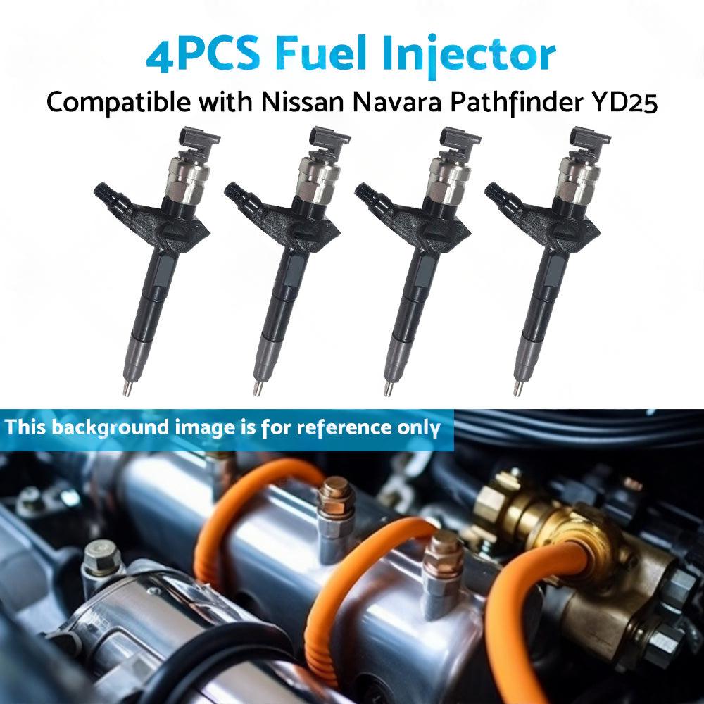4PCS Diesel Fuel Injector Suitable for Nissan Navara Pathfinder YD25 095000-6250.