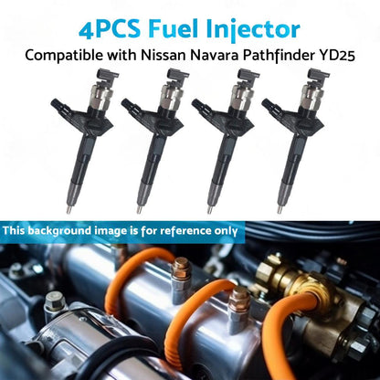 4PCS Diesel Fuel Injector Suitable for Nissan Navara Pathfinder YD25 095000-6250.