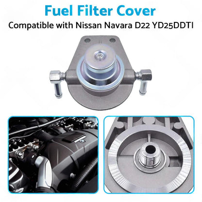 Fuel Filter Housing Primer Pump Cap Suitable For Nissan Navara D22 YD25DDTI MT.