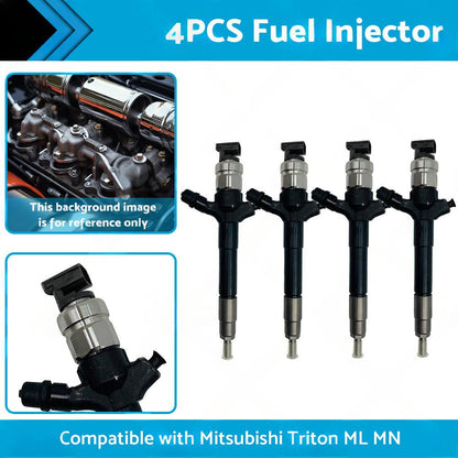 4PCS 095000-9560 Fuel injector Suitable for Mitsubishi Triton Challenger 08-15.