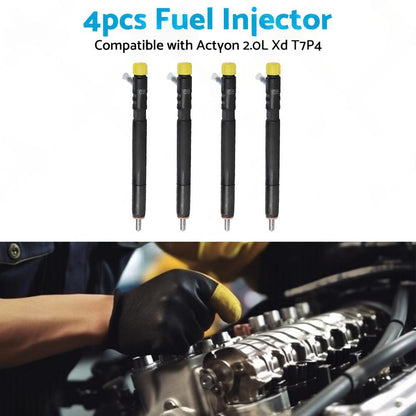 4PCS Fuel Injector EJBR04501D A6640170121 Suitable For Actyon 200 Sports 2. 0 Xdi.