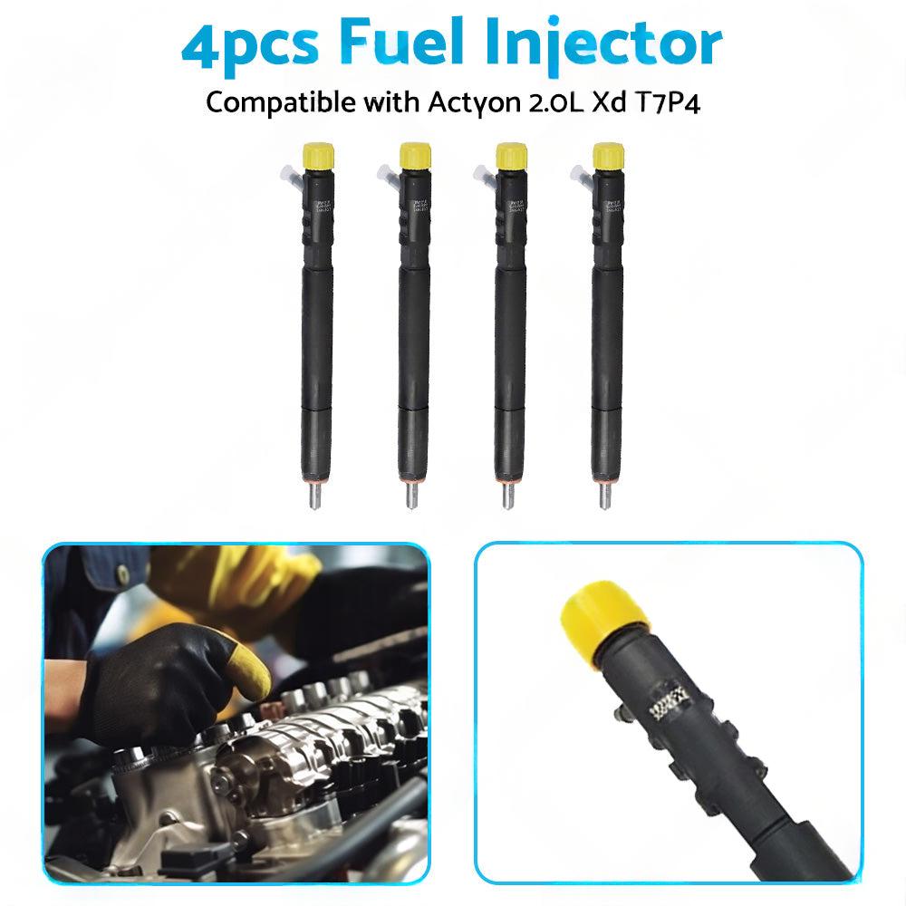 4PCS Fuel Injector EJBR04501D A6640170121 Suitable For Actyon 200 Sports 2. 0 Xdi.