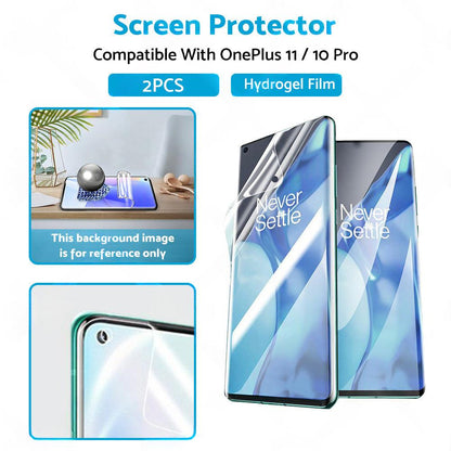 2 PCS Screen Protector HD Clear Film Suitable For OnePlus 11 10 Pro.