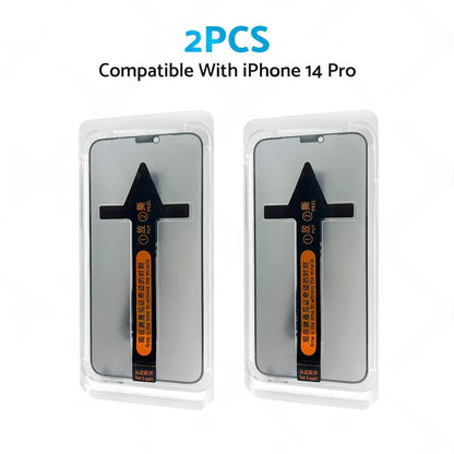 2PCS Screen Protector Privacy Tempered Glass Suitable For iPhone 14 Pro/ Max.