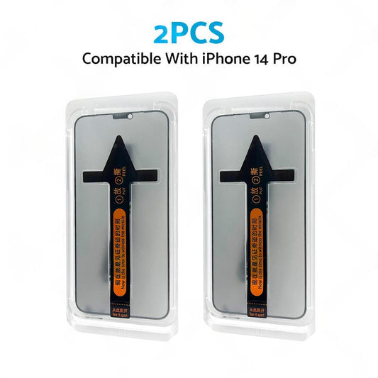 2PCS Screen Protector Privacy Tempered Glass Suitable For iPhone 14 Pro/ Max.