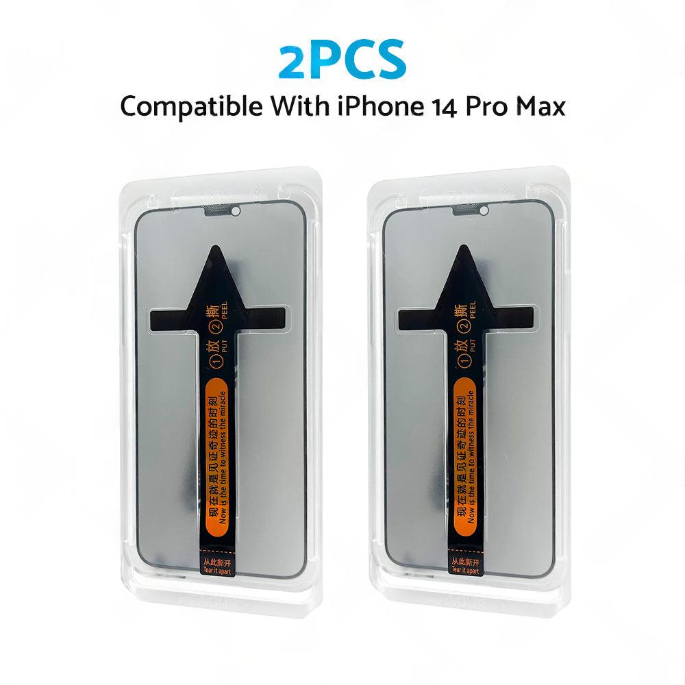 2PCS Screen Protector Privacy Tempered Glass Suitable For iPhone 14 Pro/ Max.