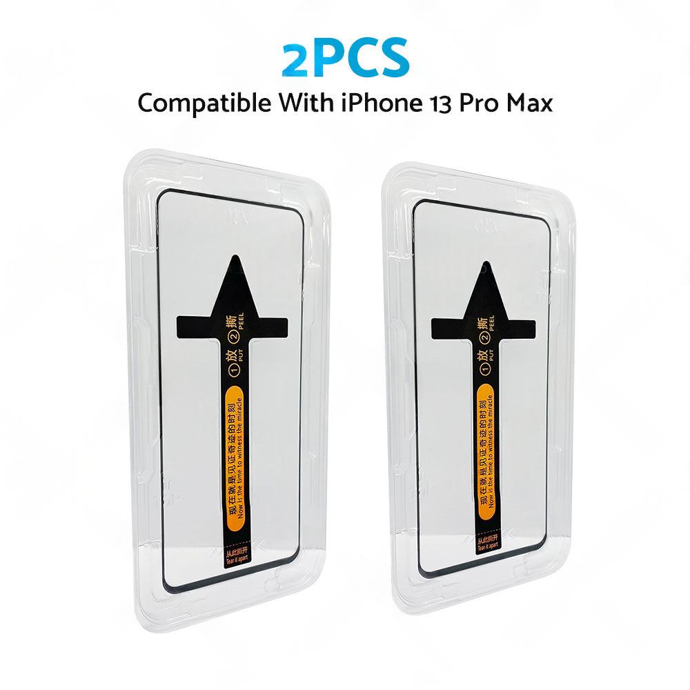 2PCS Screen Protector Tempered Glass Suitable For iPhone 13 Pro Max.