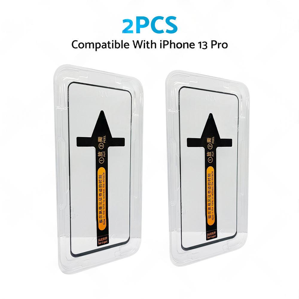 2PCS Screen Protector Tempered Glass Suitable For iPhone 13 Pro Max.
