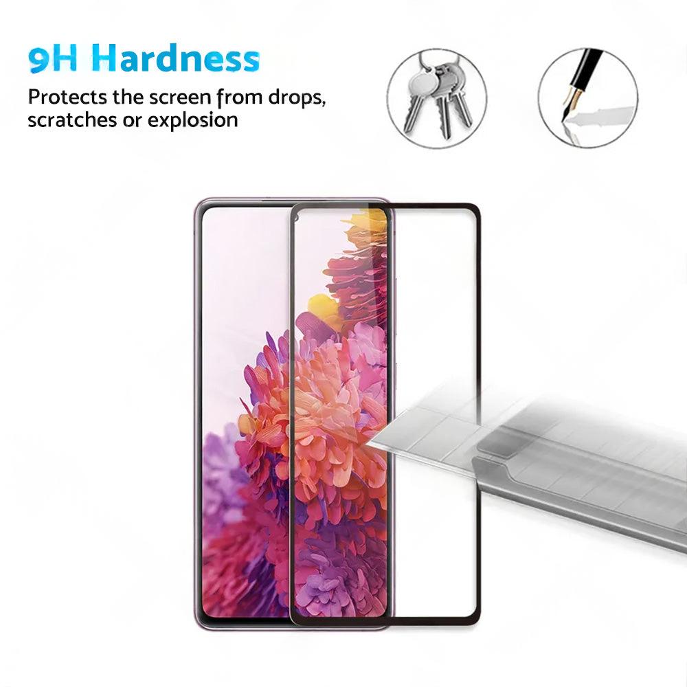 9H Tempered Glass Screen Protector Full Cover Suitable For Samsung Galaxy S20 FE.