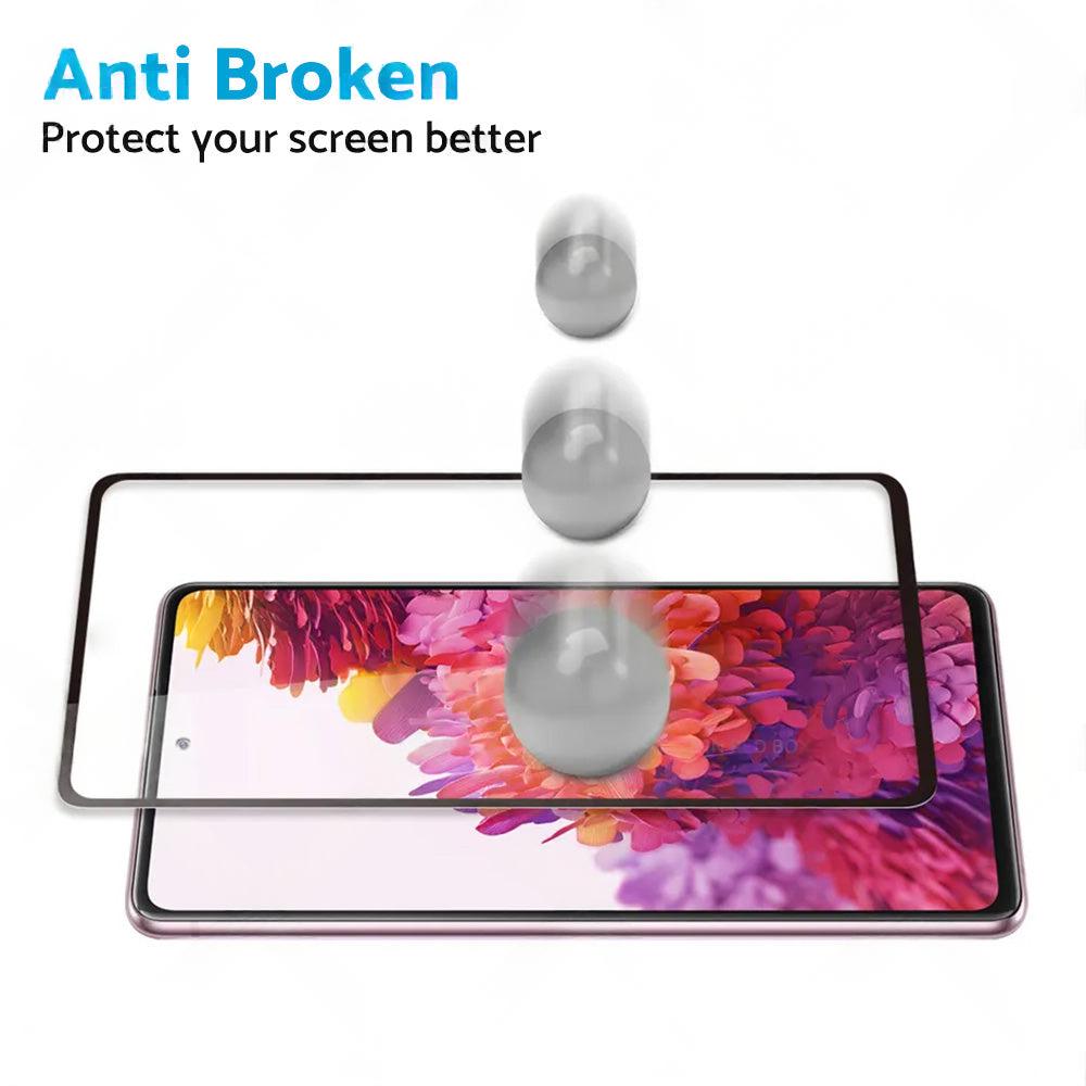 9H Tempered Glass Screen Protector Full Cover Suitable For Samsung Galaxy S20 FE.