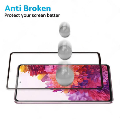 9H Tempered Glass Screen Protector Full Cover Suitable For Samsung Galaxy S20 FE.