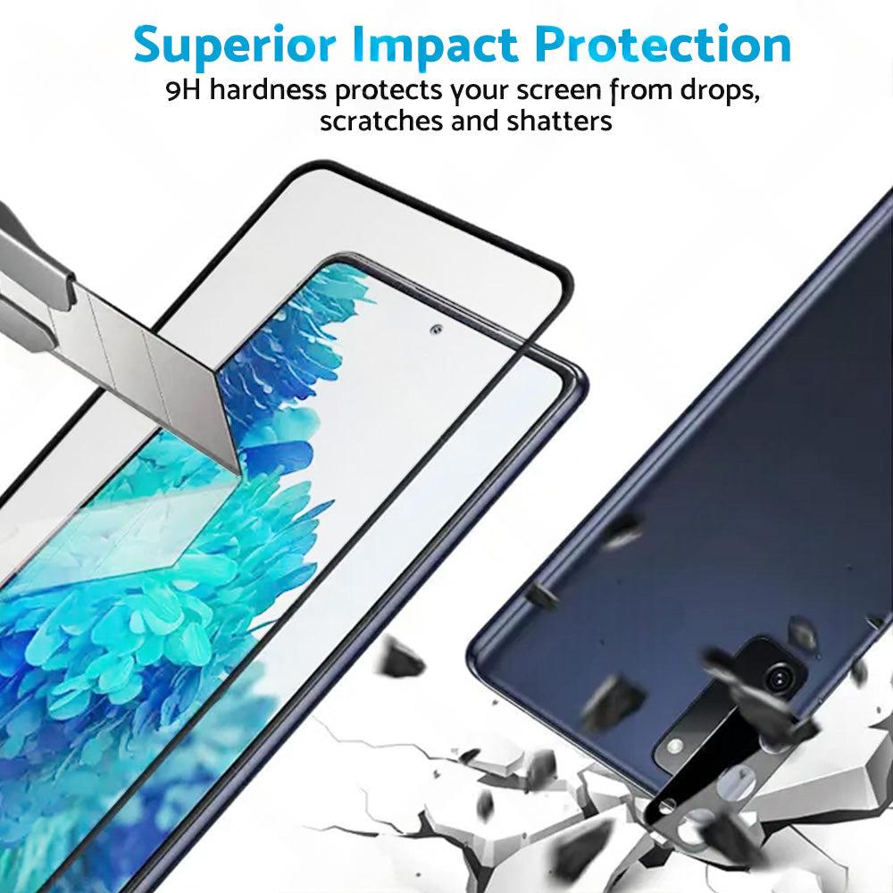 9H Tempered Glass Screen Protector Full Cover Suitable For Samsung Galaxy S20 FE.