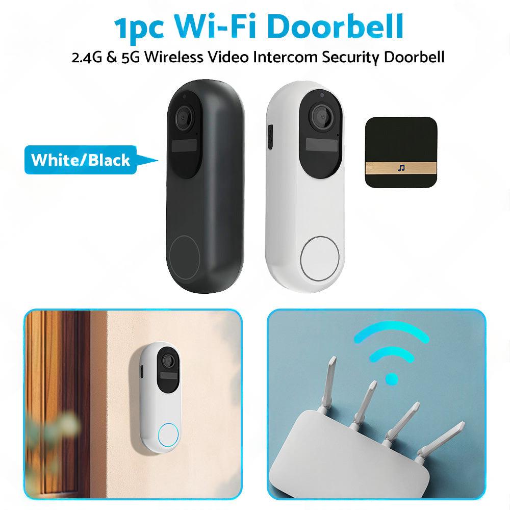 1080P WIFI Doorbell 2. 4G  and  5G Wireless Video Intercom Security Door Camera.