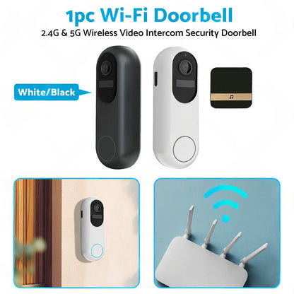 1080P WIFI Doorbell 2. 4G  and  5G Wireless Video Intercom Security Door Camera.