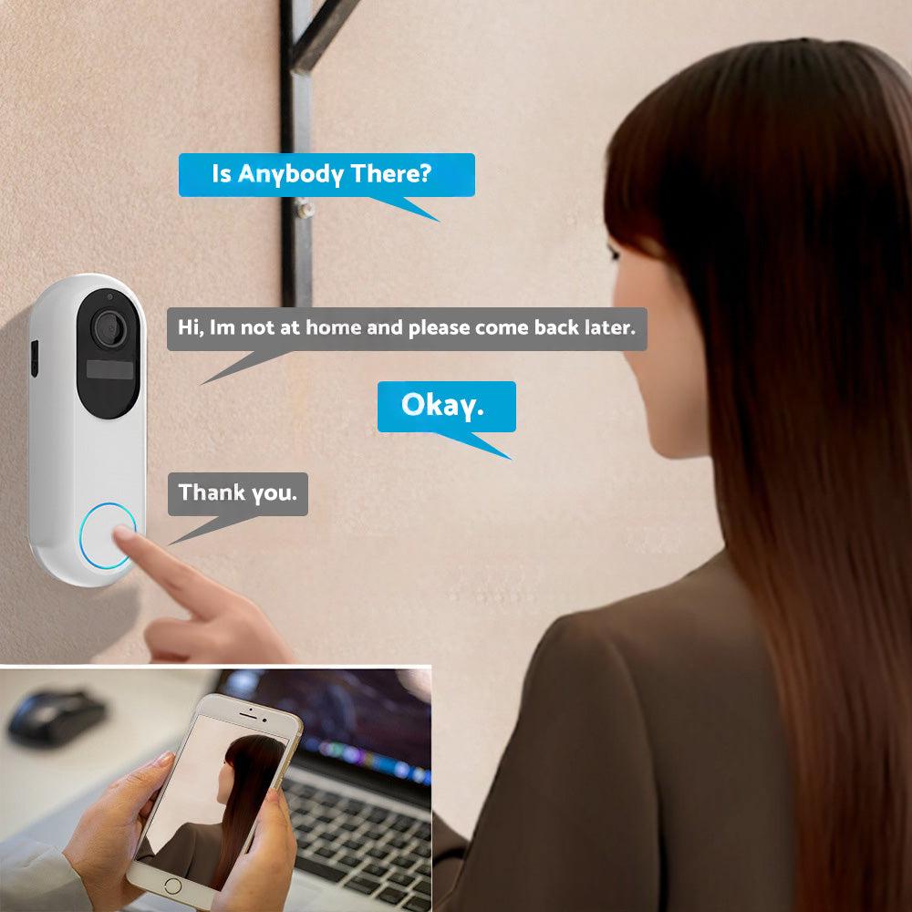 1080P WIFI Doorbell 2. 4G  and  5G Wireless Video Intercom Security Door Camera.