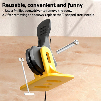 50PCS Tile Levelling Spacer Tiling Tool Leveling System Clips Floor Wall Wrench.