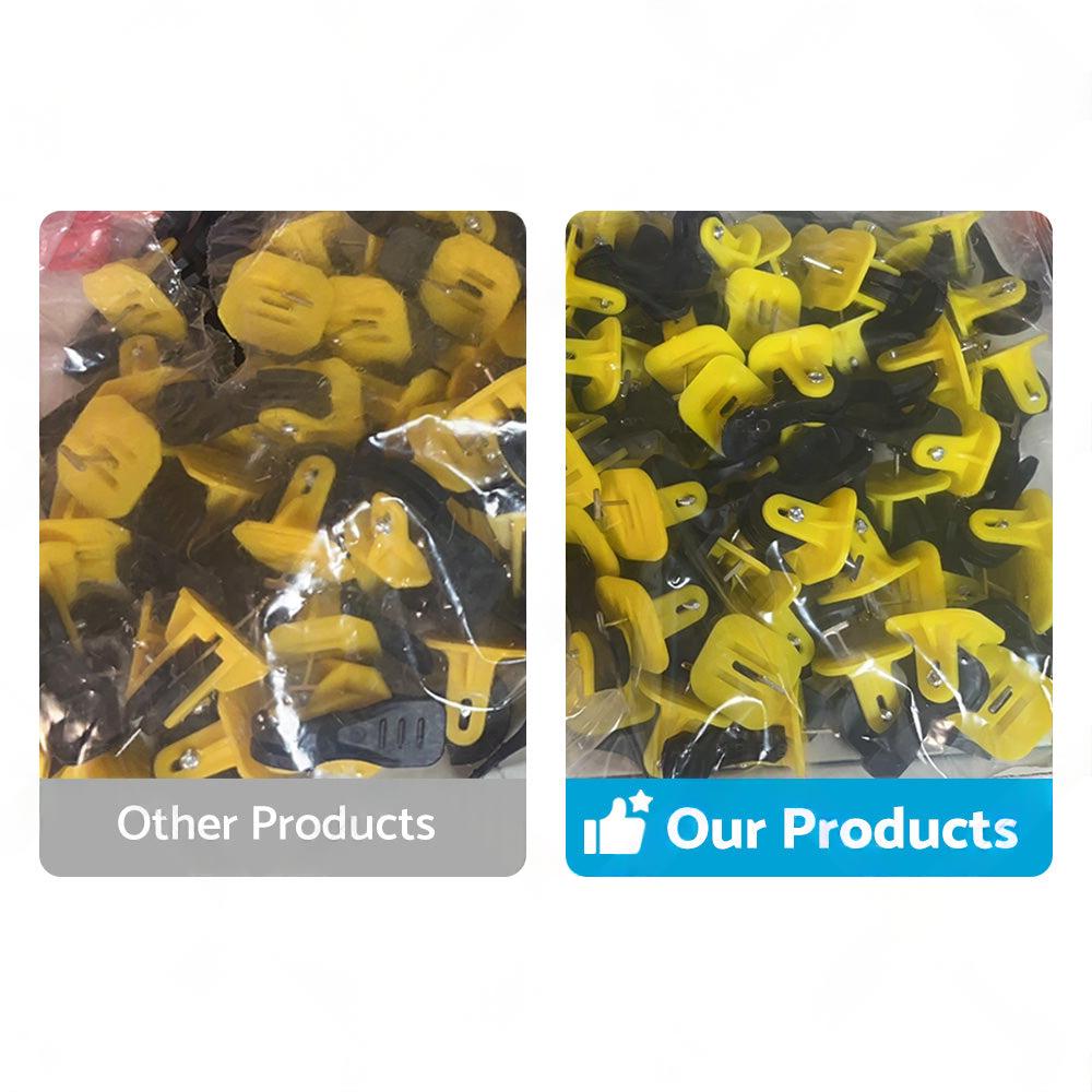 50PCS Tile Levelling Spacer Tiling Tool Leveling System Clips Floor Wall Wrench.