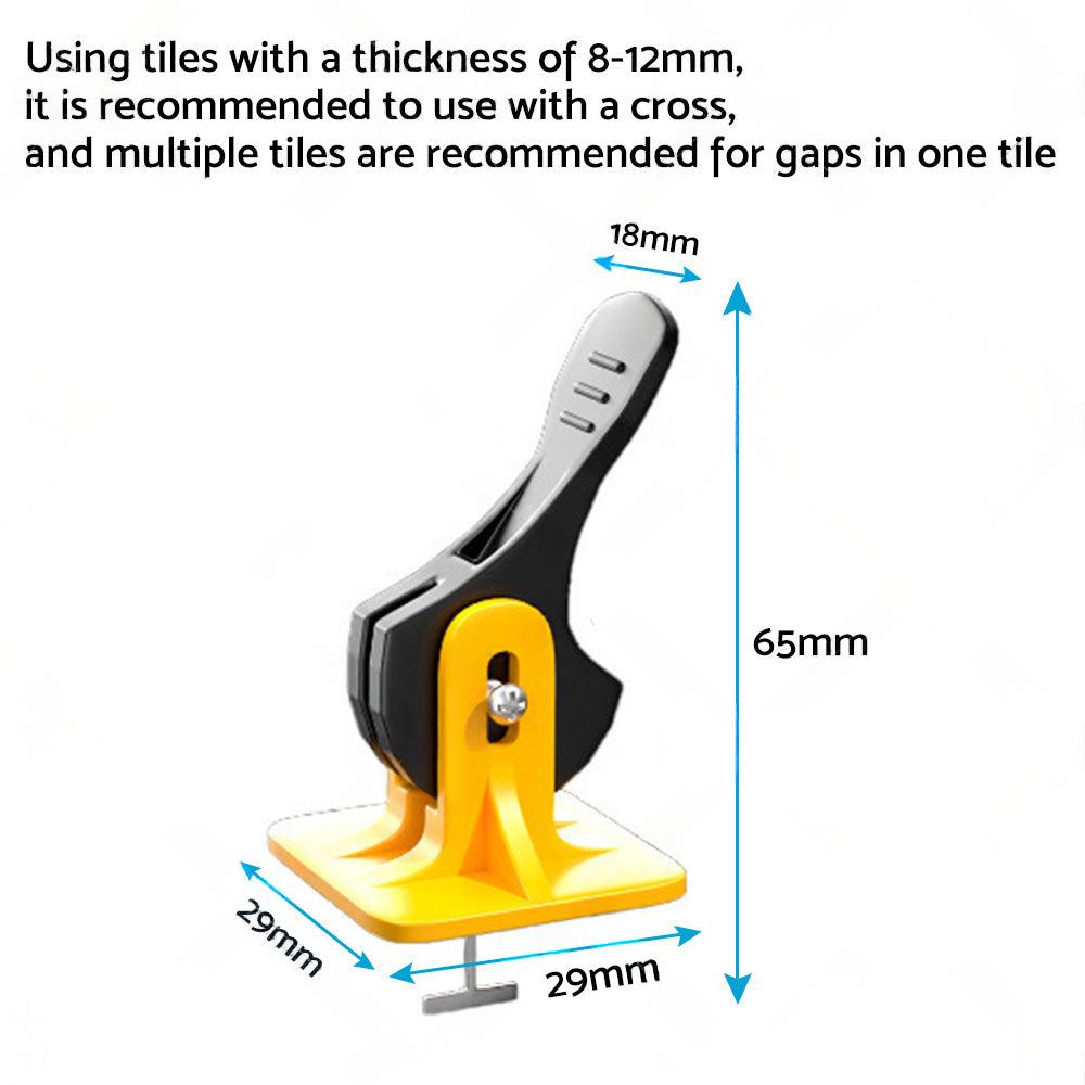 50PCS Tile Levelling Spacer Tiling Tool Leveling System Clips Floor Wall Wrench.